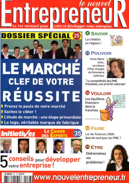 Le Nouvel Entrepreneur (Juin 2008) Le Nouvel Entrepreneur (Juin 2008)