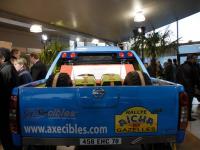 Remise des clés du 4X4 AXECIBLES à Carole Montillet pour le Rallye 2010