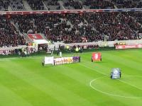 Les collaborateurs d’ Axecibles fêtent Noël au grand stade de Lille, un cadeau de noël d’avance