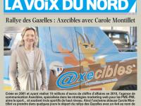 La Voix du Nord - Axecibles avec Carole Montillet (11 mars 2011)